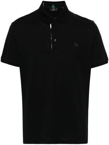 Polo en coton à motif Pegaso brodé - ETRO - Modalova