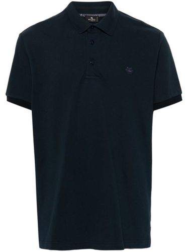 ETRO polo à logo brodé - Bleu - ETRO - Modalova