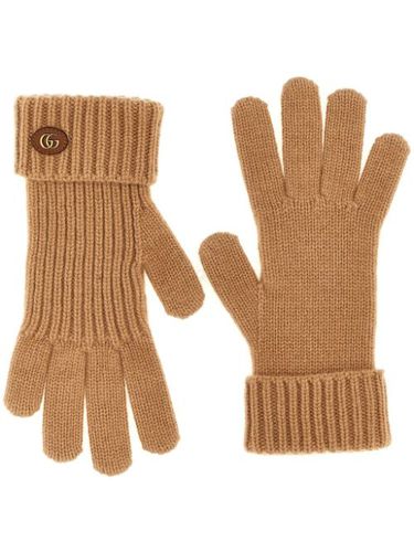 Gants Double G en maille - Gucci - Modalova