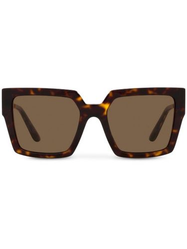 Lunettes de soleil à effet écailles de tortue - Dolce & Gabbana Eyewear - Modalova