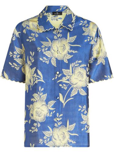 Chemise à fleurs en jacquard - ETRO - Modalova