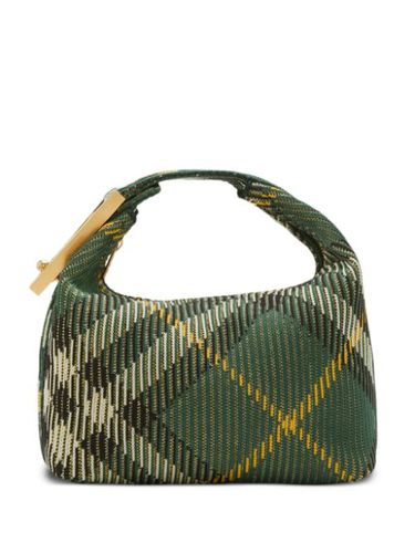 Sac porté épaule à carreaux - Burberry - Modalova