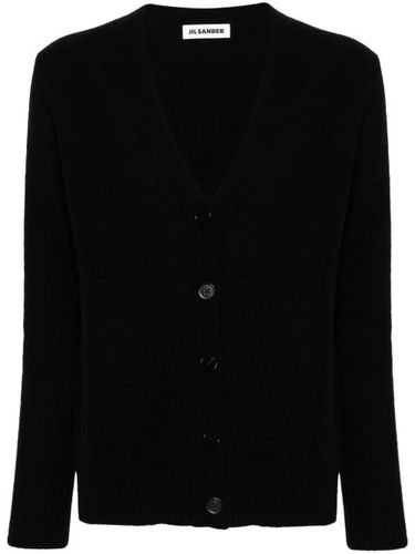 Cardigan à boutons logo gravés - Jil Sander - Modalova