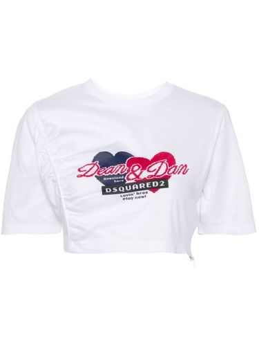 T-shirt à lien de resserrage - DSQUARED2 - Modalova