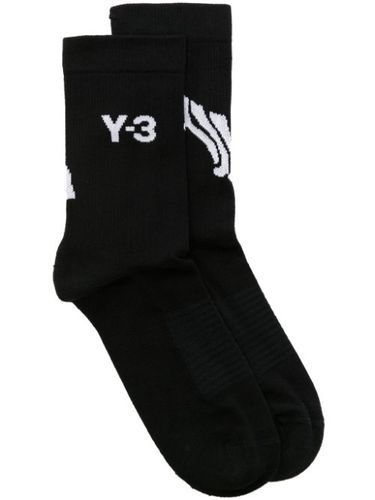 Chaussettes à logo en intarsia - Y-3 - Modalova