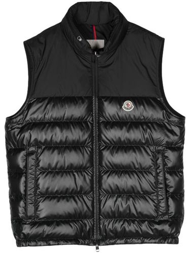 Gilet matelassé à patch logo - Moncler - Modalova