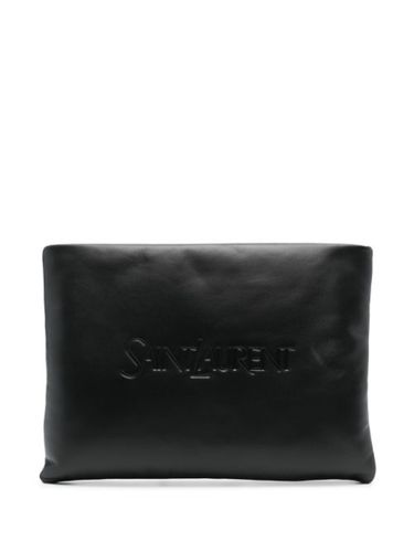 Pochette en cuir - Saint Laurent - Modalova