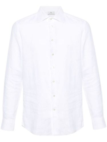 ETRO chemise Pegaso en lin - Blanc - ETRO - Modalova