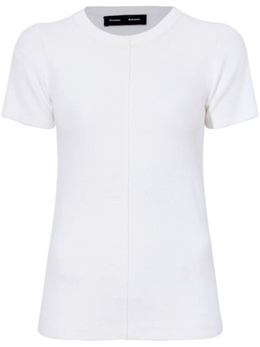 T-shirt nervure à encolure ras du cou - Proenza Schouler - Modalova