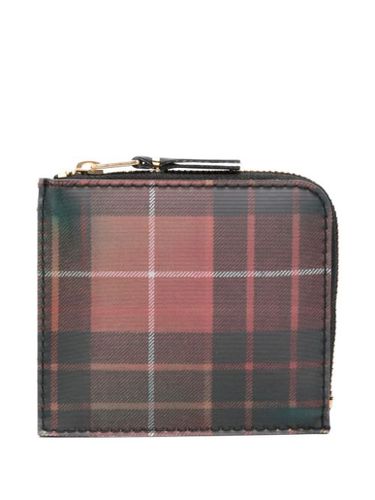 Portefeuille à motif tartan - Comme Des Garçons Wallet - Modalova