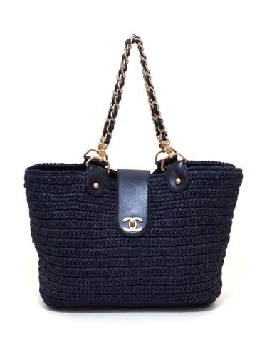 Sac cabas tressé à loquet CC (2005-2006) - CHANEL Pre-Owned - Modalova