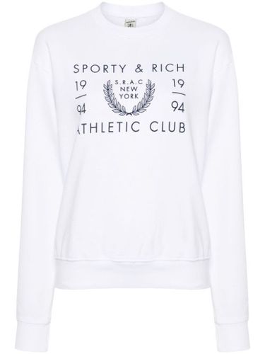 Sweat SRAC en coton à logo imprimé - Sporty & Rich - Modalova