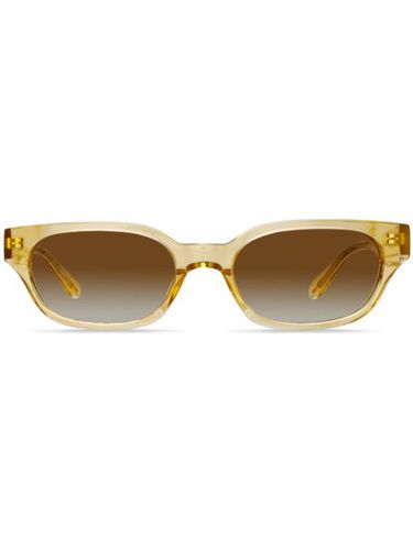 X Magda Butrym lunettes de soleil rectangulaires - Linda Farrow X Magda Butrym - Modalova