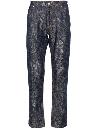 Pantalon droit à motif cachemire - ETRO - Modalova