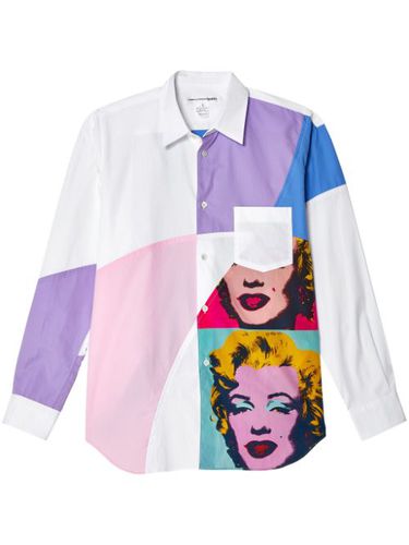 Chemise en coton à imprimé graphique - Comme Des Garçons Shirt - Modalova