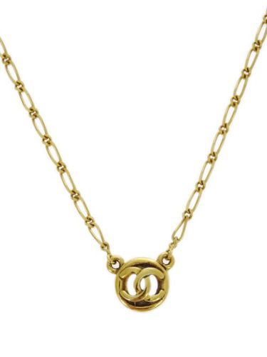 Collier à médaillon CC (1983) - CHANEL Pre-Owned - Modalova