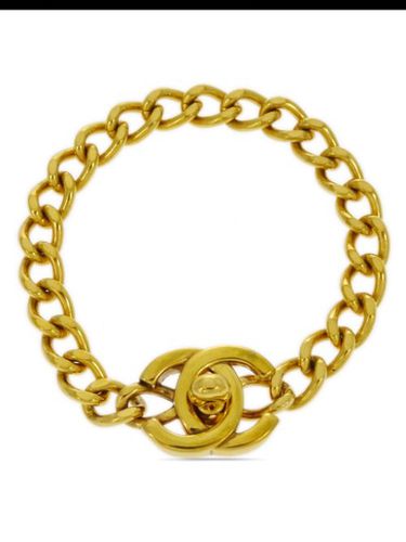 Bracelet manchette à fermoir loquet (1997) - CHANEL Pre-Owned - Modalova