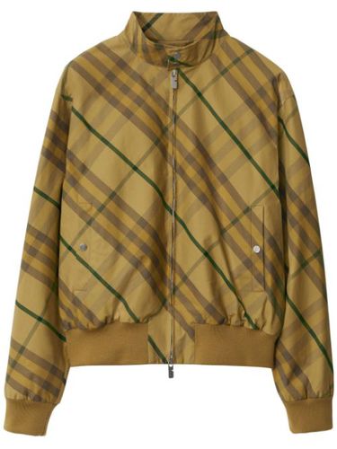 Veste bomber à carreaux - Burberry - Modalova