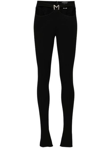 Mugler legging à découpes - Noir - Mugler - Modalova