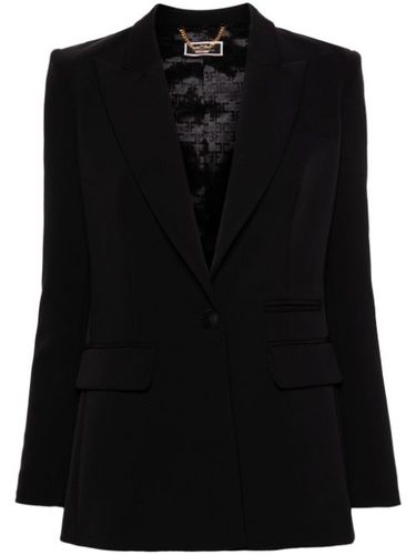 Blazer en crêpe à simple boutonnage - Elisabetta Franchi - Modalova