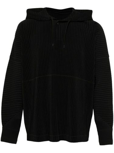 Hoodie plissé à lien de resserrage - Homme Plissé Issey Miyake - Modalova