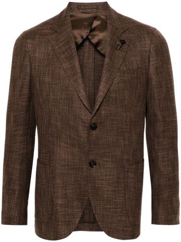 Blazer à revers crantés - Lardini - Modalova
