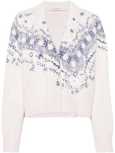 Cardigan boutonné à fleurs - Philosophy Di Lorenzo Serafini - Modalova