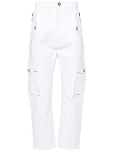 Pantalon droit à poches cargo - Balmain - Modalova