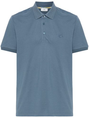 Polo en coton à motif Pegaso brodé - ETRO - Modalova