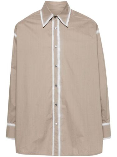 Chemise à bords contrastants - MM6 Maison Margiela - Modalova