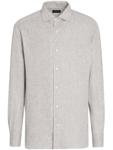 Chemise en lin à manches longues - Zegna - Modalova