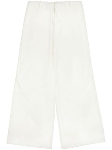 Pantalon palazzo à lien de resserrage - MM6 Maison Margiela - Modalova