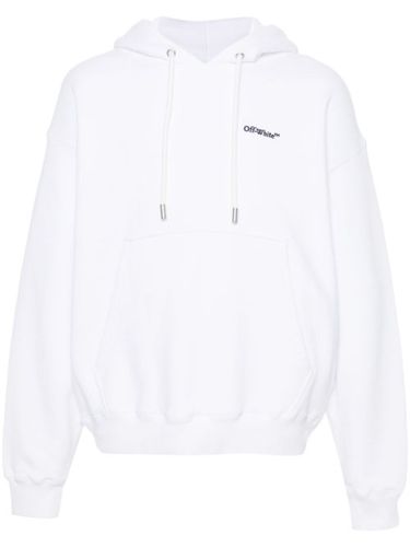 Hoodie en coton biologique à logo brodé - Off-White - Modalova