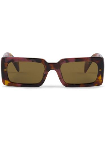 Lunettes de soleil rectangulaires à logo - Prada Eyewear - Modalova