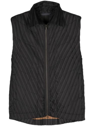 Gilet plissé à fermeture zippée - Homme Plissé Issey Miyake - Modalova