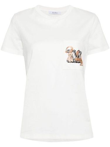 T-shirt en coton à imprimé graphique - Max Mara - Modalova