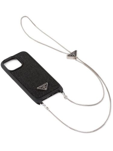 Coque d'iPhone 14 Pro à ornements en cristal - Prada - Modalova