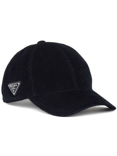 Casquette en velours côtelé - Prada - Modalova