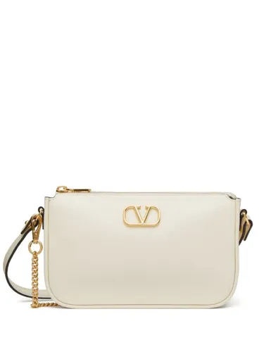 Sac porté épaule en cuir à plaque VLogo - Valentino Garavani - Modalova