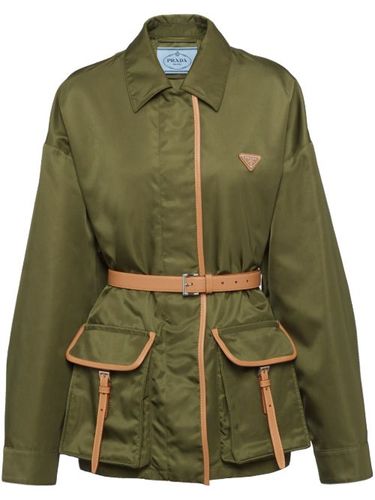 Veste Re-Nylon à taille ceinturée - Prada - Modalova