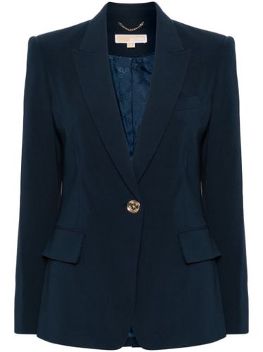 Blazer en crêpe à simple boutonnage - Michael Michael Kors - Modalova