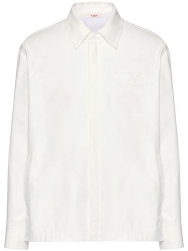 Surchemise à détail V - Valentino Garavani - Modalova
