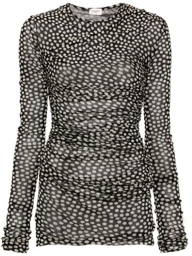 Robe courte à pois - Saint Laurent - Modalova