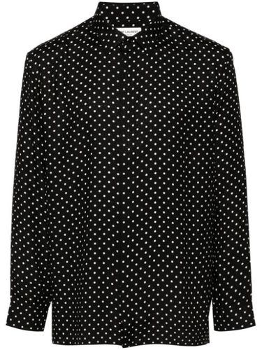 Chemise en soie à pois - Saint Laurent - Modalova