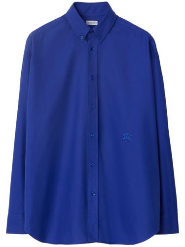 Burberry chemise à logo - Bleu - Burberry - Modalova