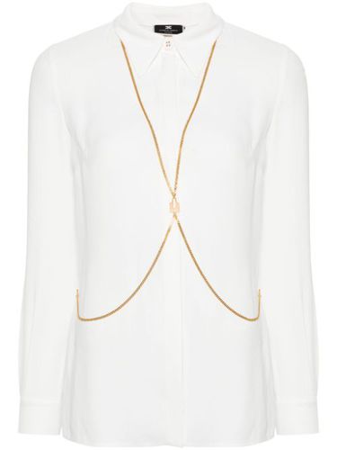 Blouse à détail de chaîne - Elisabetta Franchi - Modalova