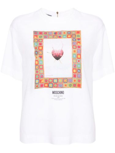 Blouse à imprimé graphique - Moschino - Modalova