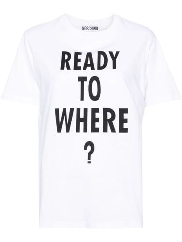 T-shirt à imprimé graphique - Moschino - Modalova