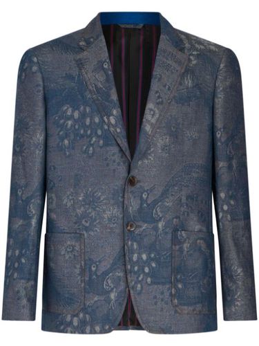 Blazer à motif en jacquard - ETRO - Modalova