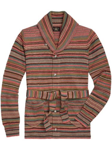 Cardigan rayé Lydia à taille ceinturée - Ralph Lauren RRL - Modalova